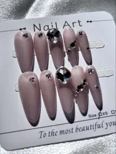 38現品　ネイルチップ　量産型　XSサイズ　可愛い　まとめ買いお勧め