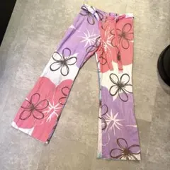 ALBAROSA 花柄 麻パンツ 総柄 フレアパンツのサムネイル