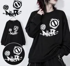 NieR FACE LOGO OVERSIZE SWEAT