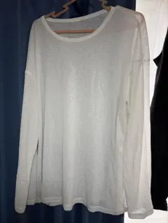 GU ホワイト 長袖 Tシャツ XL