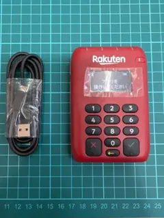 Rakuten　 楽天ペイカードリーダー（旧elan） 新品未使用品　赤 楽天 Pay カードリーダー 未使用品（Rakuten 楽天ペイカード