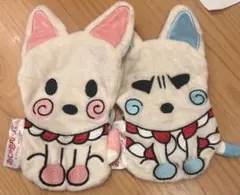 おじゃる丸　ぬいぐるみポシェット 2個セット　オコリン坊　ニコリン坊