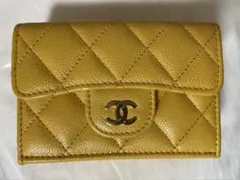 極美品【CHANEL国内正規品】ミニウォレット✨キャビアスキン