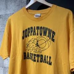 USA古着 Hanes ヘインズ両面プリントTシャツ イエロー L