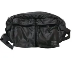 美品　PORTER タンカー ボディバッグ ウエストバッグ ブラック 廃盤品