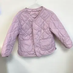 ユニクロUNIQLO キルティング中綿コート 110cm ピンク