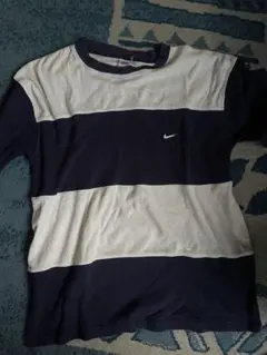 Nike 90s ストライプ Tシャツ ネイビー/グレー