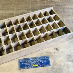 STAMPS,SEALS★ウッドトレー/プリンタートレー★ビンテージUSA雑貨