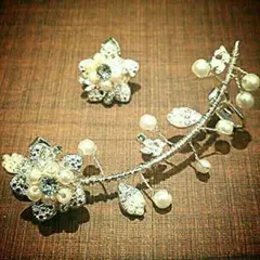 新品未使用　春　桜　上品綺麗なイヤーカフ＆ピアスのセット☆ウェデイングにも