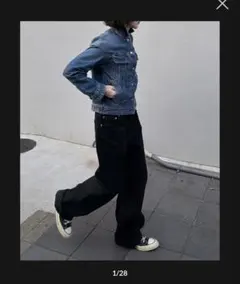 ok.soon black cotton pants size1 新品未使用