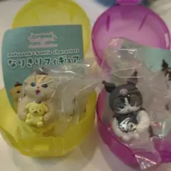 mofusand ×サンリオキャラクターズ なりきりフィギュア　2点