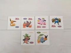 6枚セット 第213弾、第214弾 ポケモンデコキャラシール