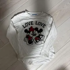 ミッキー ミニー 長袖カットソー 120