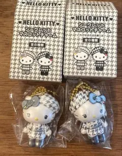 ハローキティ モノクロガーリー シークレットマスコットチャーム ハローミミィ