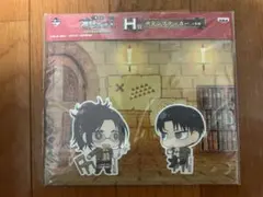 一番くじ進撃の巨人　サテンステッカー2種 第11巻特装版3Dポストカード&シール