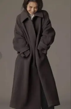 FRAY.IDフレイ アイディー　バルマカンロングコート 0 モカ