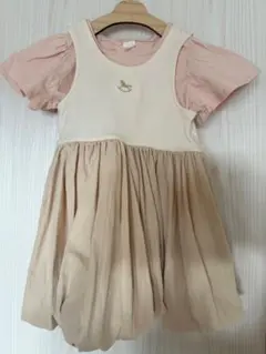 バースデイcottoli インナー付きワンピース90cm