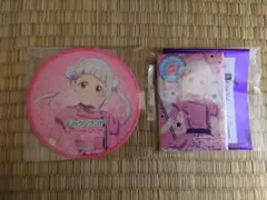 よみうりランド×ラブライブスーパースター　嵐千砂都　コースター&缶バッチ