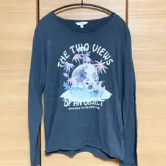 レアセル rehacer プリント ロングTシャツ ロンT