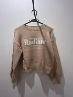 INGNI Radiant ロゴ ニット ベージュ