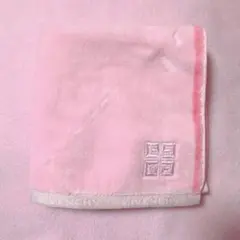 GIVENCHY ジバンシー ハンドタオル タオル ハンカチ ピンク