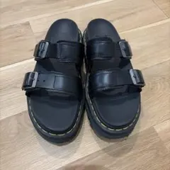 Dr. Martens ダブルストラップ サンダル ブラックのサムネイル