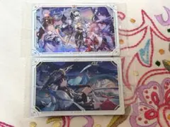 原神　ウエハース　シール2枚セット　放浪者