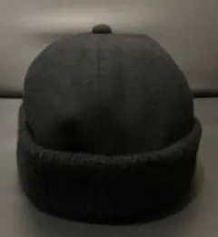 【美品】COMESANDGOES KNIT & MELTON CAP ブラック