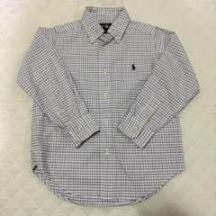 PoloRalph Lauren チェック柄 長袖シャツ 4/4T 110センチ