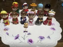 ぺこちゃんぽこちゃん キーホルダー12個セット
