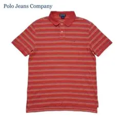 Polo JeansCompanyポロシャツ レッド ボーダー ラルフローレン
