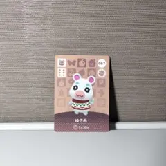 あつまれどうぶつの森 ゆきみ amiiboカード