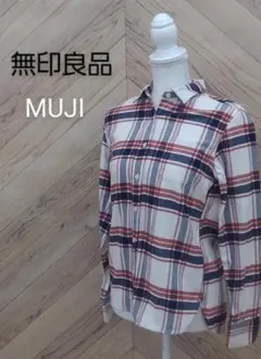 MUJI　ネルシャツ