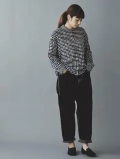 値下げしました　mina perhonen ライトブルー フェード加工 デニム 値下げしました mina perhonen ライトブルー フェード加工 デニム