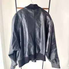【英国製/riri】80-90s ヴィンテージ レザージャケット 訳あり L相当
