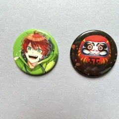 カラフルピーチ　からぴち　だるまさんがころんだ　じゃぱぱ　だるま缶バッジセット