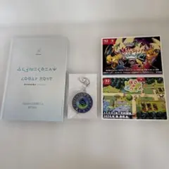 Pokemon LEGENDS アートブックとキーホルダーポストカード