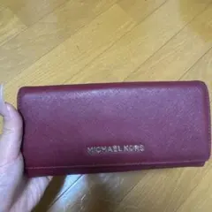マイケルコース】 長財布 赤みボルドー、ワインレッド色 - メルカリ