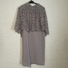 GIRL ウォームグレー パーティードレス