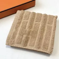 【美品✨】HERMES エルメス カレタオル ラビリンス ハンド H柄 ベージュ