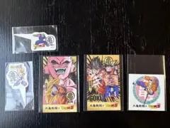 ドラゴンボールZ丸亀製麺コラボ シークレット含むうどん札 ・ステッカー ・ピック