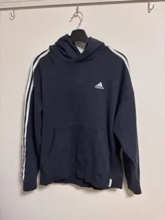 A*n様 adidas ネイビー フード付きパーカー