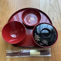 お食い初め膳　食器セット　女の子用