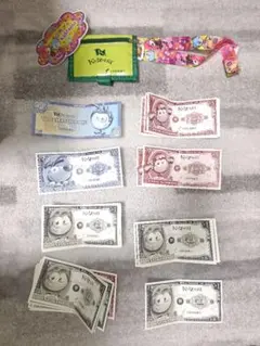 お値下げ可 キッザニアTOKYO 財布 お金(キッゾ) 141キッゾ セットのサムネイル