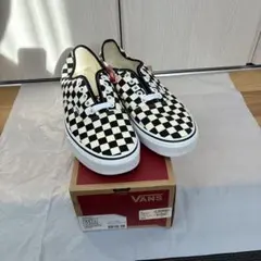 【新品】バンズ　vans チェッカー　27.5