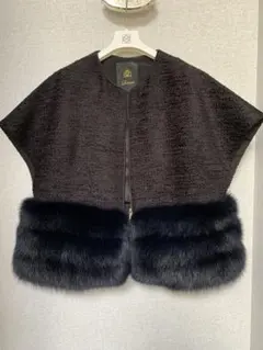 格安　Drawer ファーツイード ジレ'24年HIVER 新品同様