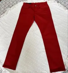 Armani Exchange レッド スリムフィットパンツ 28RJ13のサムネイル