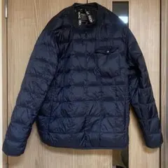 TAION ネイビー ダウンジャケットファスナー難あり
