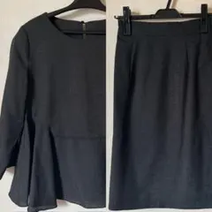 ✨️新品未使用品✨️入学式に✨️ペプラム セレモニー スーツ セットアップ