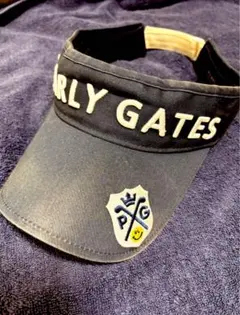 PEARLY GATES パーリーゲイツ　ネイビー サンバイザー